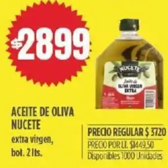 Supermercados Vea Aceite de Oliva Nucete oferta