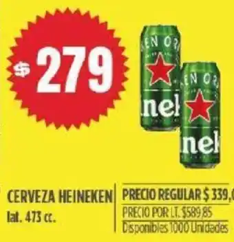 Supermercados Vea Cerveza Heineken oferta