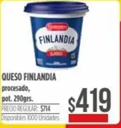 Supermercados Vea Queso Finlandia oferta