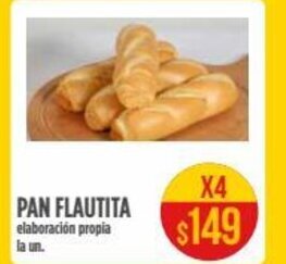 Supermercados Vea Pan Flautita oferta