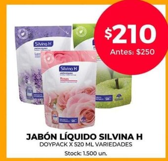 Supermercados Tadicor Jabon Liquido Silvina H oferta