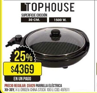 Coto Parrilla Electrica XH-30Y oferta