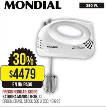 Coto Batidora Manual B-36. oferta