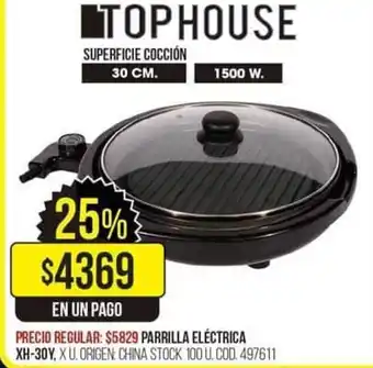 Coto Parrilla Eléctrica XH-30Y oferta