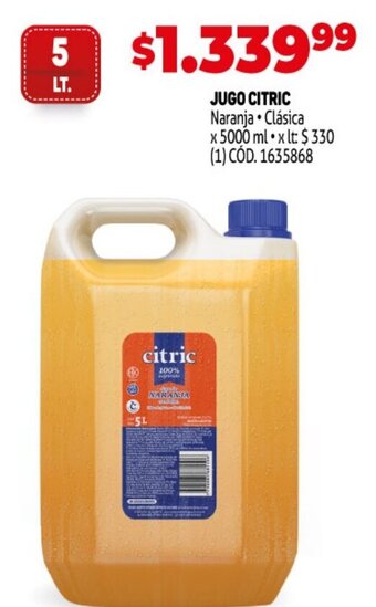 Makro Jugo Citric oferta