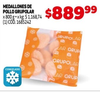 Makro Medallones de Pollo Grupolar oferta