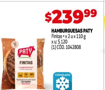 Makro Hamburguesas Paty oferta