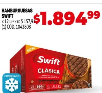 Makro Hamburguesas Swift oferta