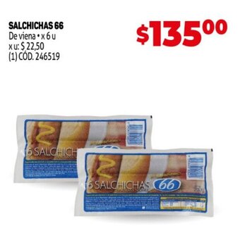 Makro Salchichas 66 oferta