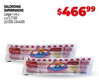 Makro Salchichas Superpancho oferta