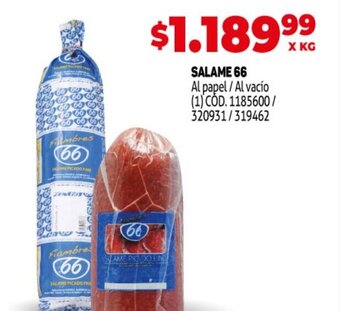 Makro Salame 66 oferta