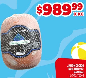 Makro Jamón Cocido Don Antonio Natural oferta