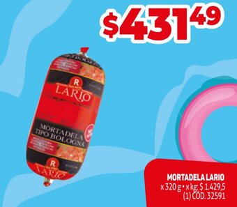 Makro Mortadela Lario oferta