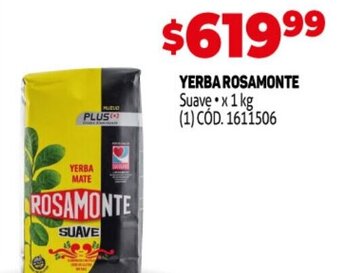 Makro Yerba Rosamonte oferta