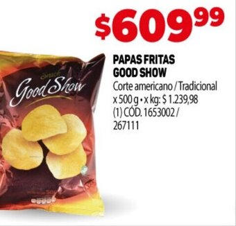 Makro Papas Fritas Good Show oferta