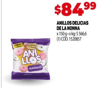 Makro Anillos Delicias de La Nonna oferta