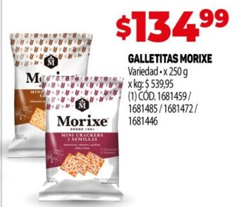 Makro Galletitas Morixe oferta