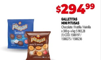 Makro Galletitas Mini Pitusas oferta