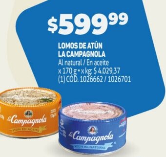 Makro Lomos de Atún La Campagnola oferta