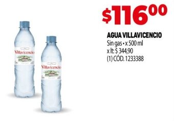 Makro Agua Villavicencio oferta