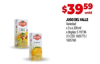 Makro Jugo Del Valle oferta