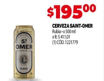 Makro Cerveza Saint-Omer oferta