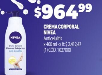 Makro Crema Corporal Nivea oferta