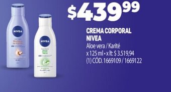 Makro Crema Corporal Nivea oferta