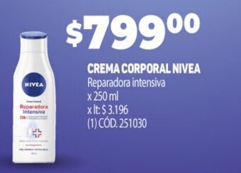 Makro Crema Corporal Nivea oferta