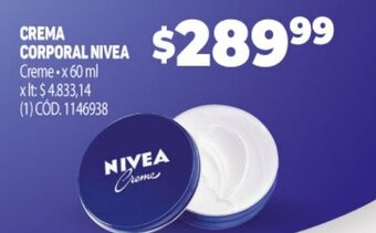 Makro Crema Corporal Nivea oferta