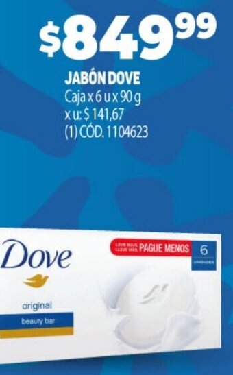 Makro Jabón Dove oferta