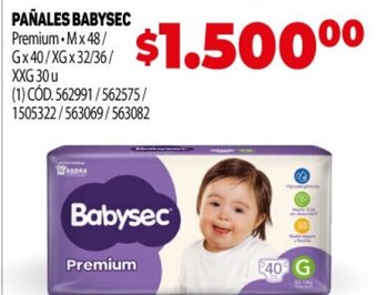 Makro Pañales Babysec oferta