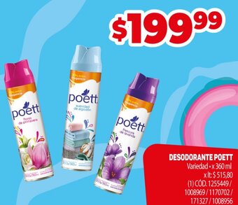 Makro Desodorante Poett oferta