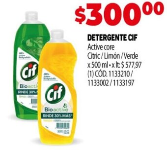 Makro Detergente Cif oferta