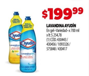 Makro Lavandina Ayudín oferta
