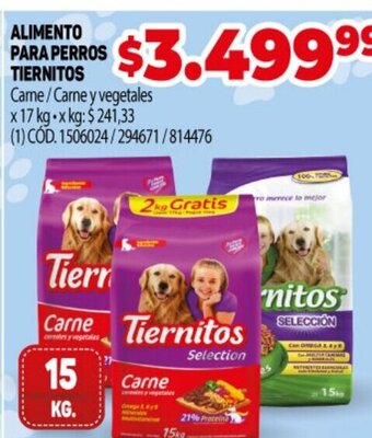 Makro Alimento Para Perros Tiernitos oferta