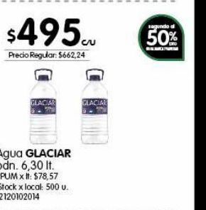Jumbo Agua glaciar oferta