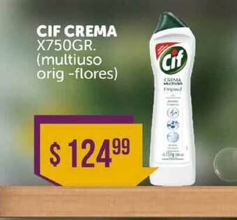 Cif Crema X750gr Multiuso Orig -flores