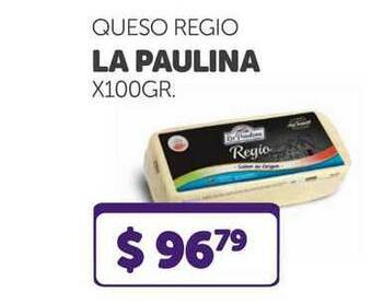 La Gallega Supermercados La Paulina Queso Regio x100gr oferta
