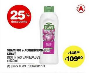 Atomo Conviene Shampoo O Acondicionador Suave Distintas 930 ml oferta
