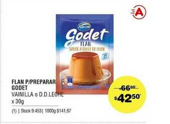 Atomo Conviene Flan P Preparar Godet x 30 g oferta