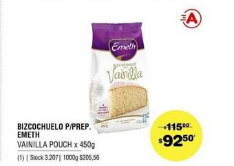 Atomo Conviene Bizcochuelo P Prep. Emeth x 450 g oferta