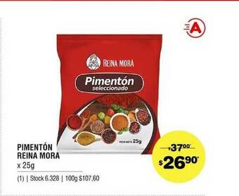 Atomo Conviene Pimentón Reina Mora x 25 g oferta