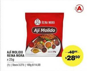 Atomo Conviene Ají Molido Reina Mora x 25 g oferta