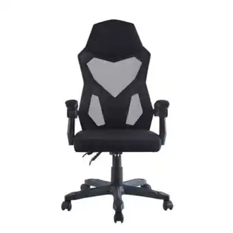 Silla de escritorio gamer oficina negra alta