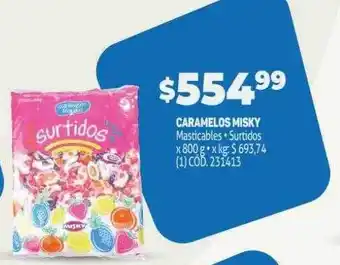 Makro Caramelos misky masticables, surtidos oferta