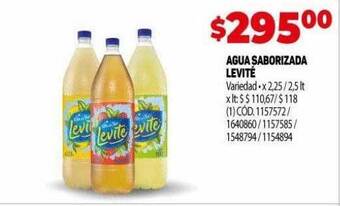 Makro Agua saborizada levité oferta
