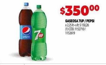 Makro Gaseosa 7up o pepsi oferta