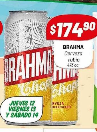 Almacor Brahma cerveza rubia oferta