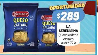 Almacor La serenisima queso rallado clásico oferta